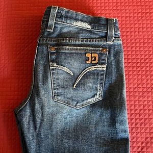 Joe’s Jeans boot cut slightly distressed. Size 27.